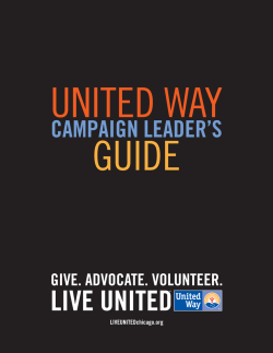 United Way Guide Cover